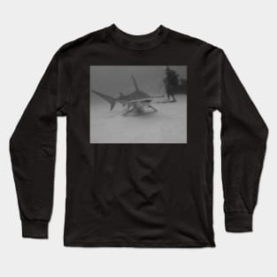 Scuba Diver Watches Great Hammerhead Shark Long Sleeve T-Shirt